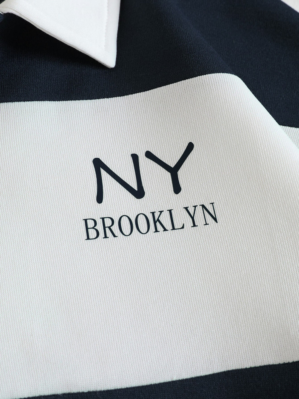 Winter Brooklyn Letter Sweatshirt For Women