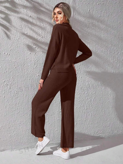 Winter Brown Basic Co-Ord Set
