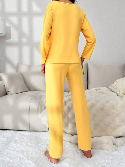 Smile Forever Printed Night Suit