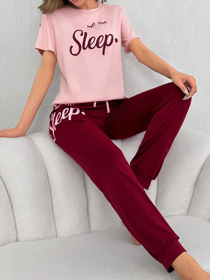 Sleepy Eyes Printed Night Suit