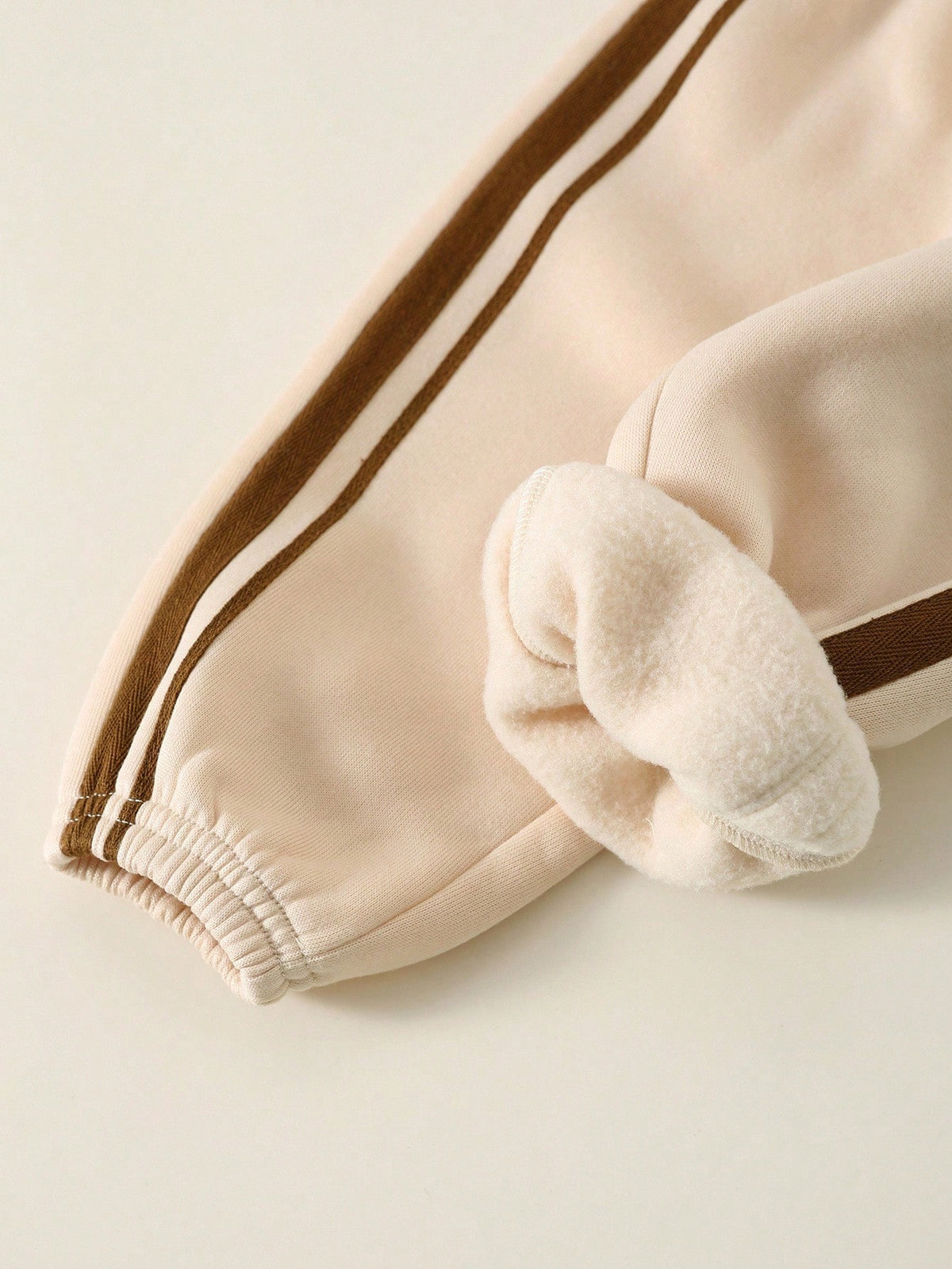 Brown Baby Panda Printed Kids Winter Suit