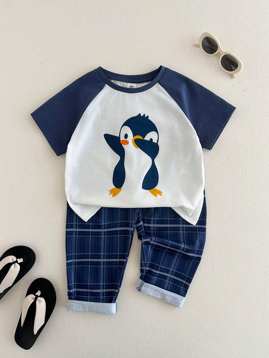 Penguin Half Sleeve Kids Suit