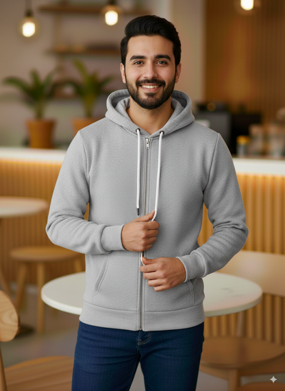 Winter Zipper Hoodie For Men