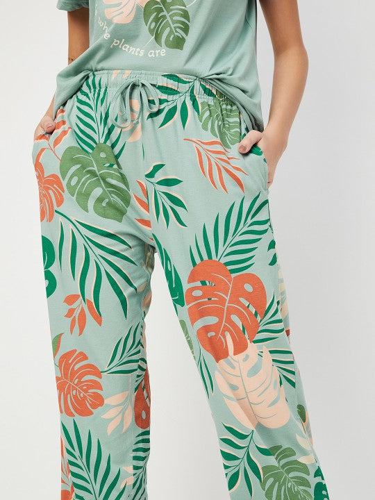 Tropical Printed Night Suits