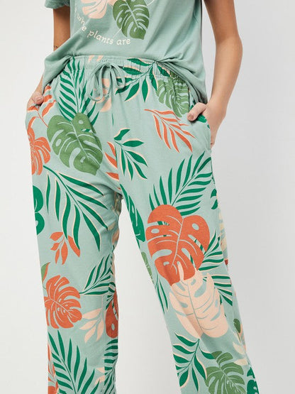 Tropical Printed Night Suits