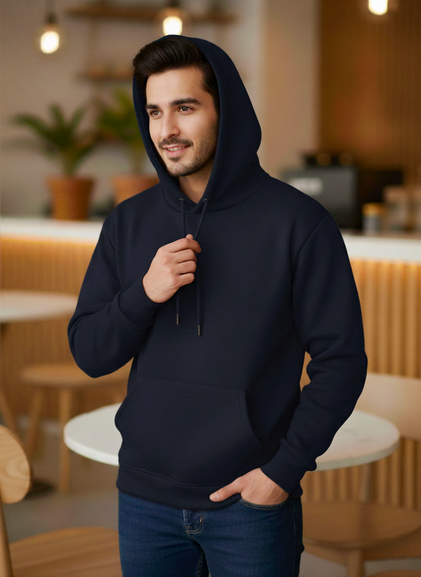 Winter Basic Hoodie For Men