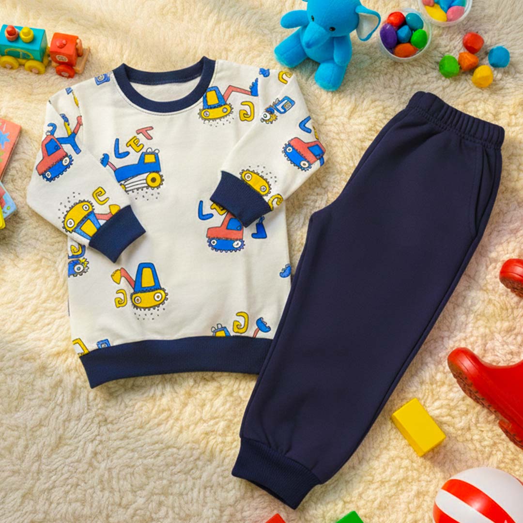 Truck Printed Kids Winter Suit (Each)