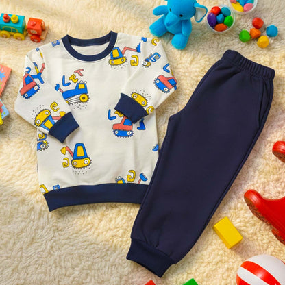 Truck Printed Kids Winter Suit (Each)