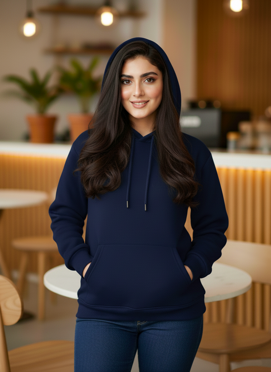 Winter Basic Hoodie For Women