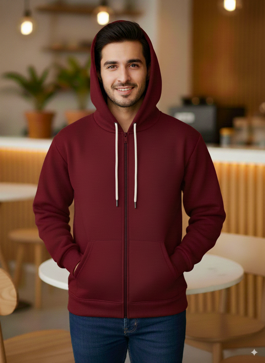 Winter Zipper Hoodie For Men