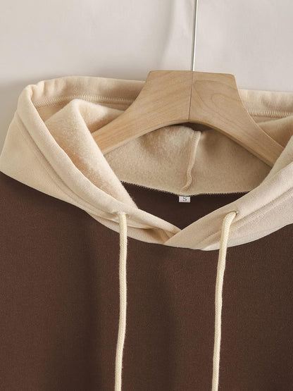 Winter Coffee With Cream Basic Hoodie For Men