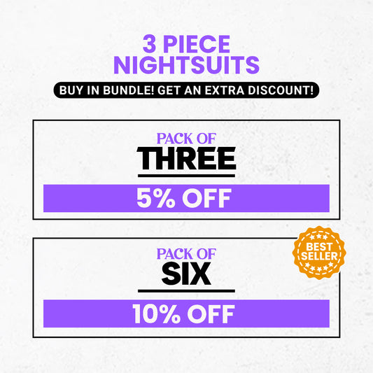 3 Piece Nightwear Bundle (Extra Discount)