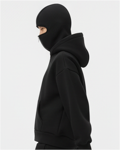 Balaclava Ninja Zipper Hoodie Jacket For Men