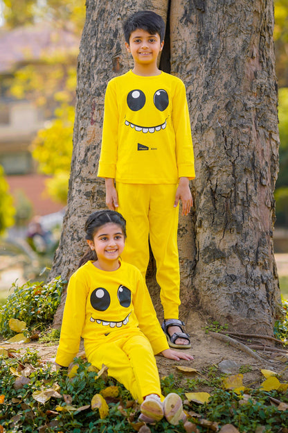Yellow Smiley Kids Suit (Each)