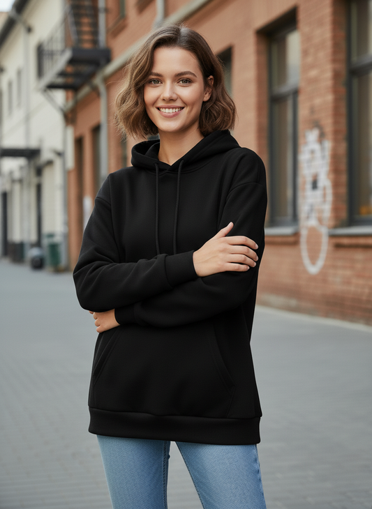 Winter Basic Hoodie For Women