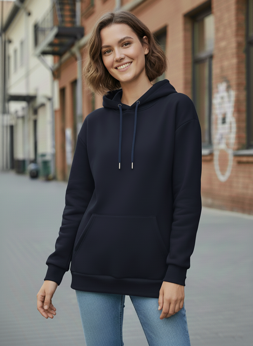 Winter Basic Hoodie For Women