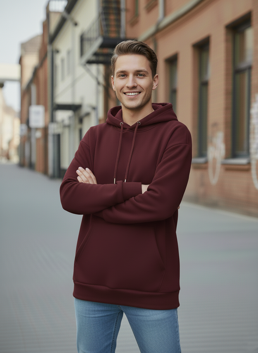 Winter Basic Hoodie For Men