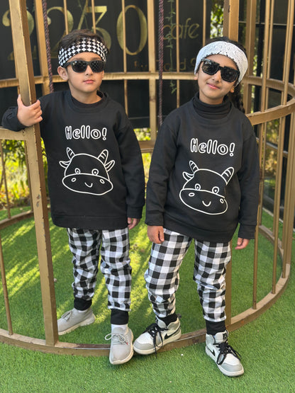 Hello Printed Kids Winter Suit (Each)