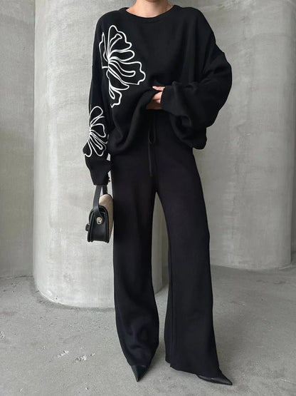 Winter Flower 2 PC Co-Ord Set