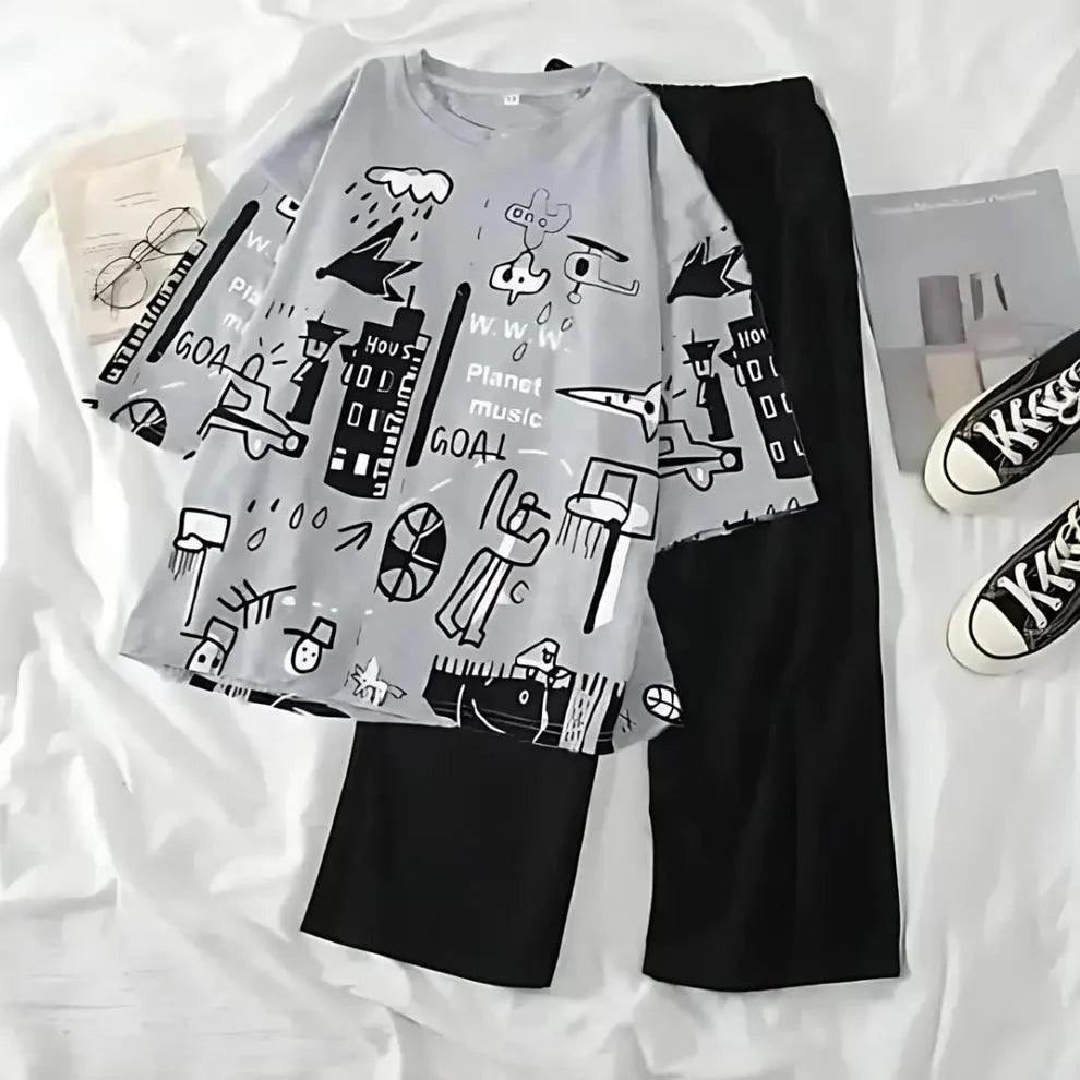 Funcky Printed Night Suits