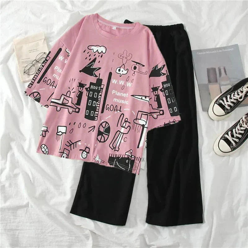Funcky Printed Night Suits