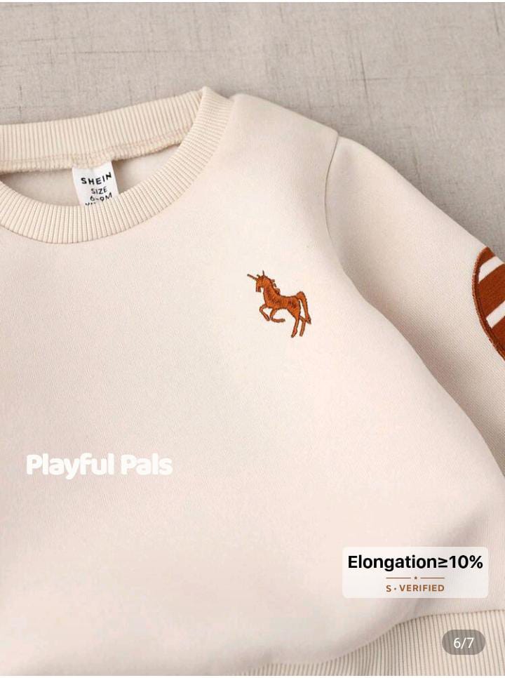 Horse Printed Kids Winter Suit (Each)