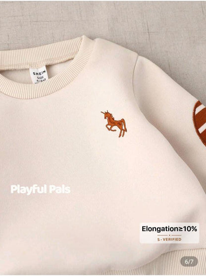 Horse Printed Kids Winter Suit (Each)
