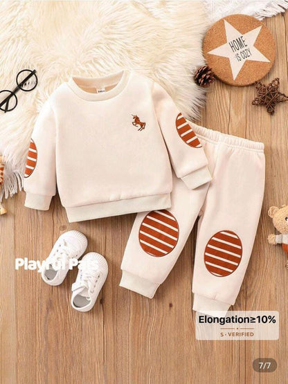 Horse Printed Kids Winter Suit (Each)
