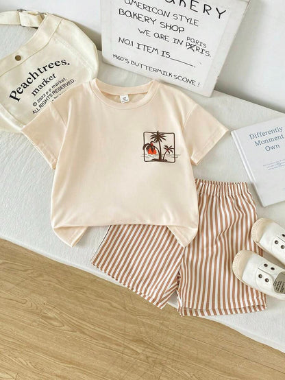 Desert Half Sleeve Kids Suit