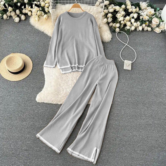 Winter Grey Plazzo Co-Ord Sets