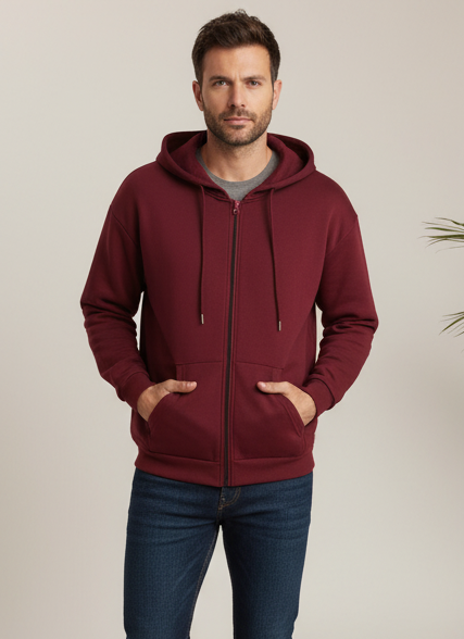 Winter Zipper Hoodie For Men