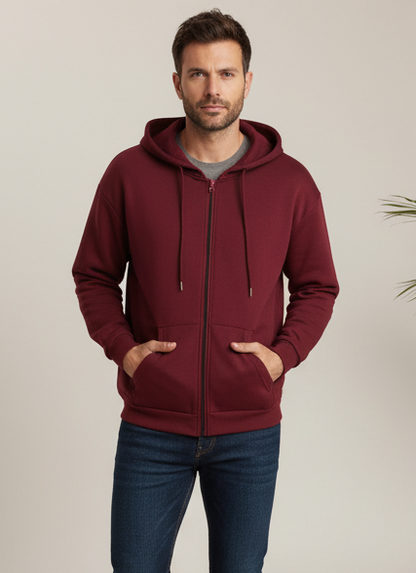 Winter Zipper Hoodie For Men