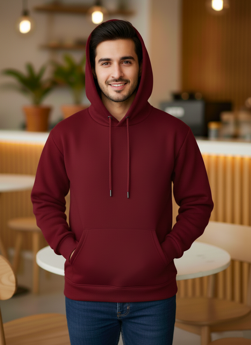 Winter Basic Hoodie For Men