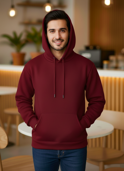 Winter Basic Hoodie For Men