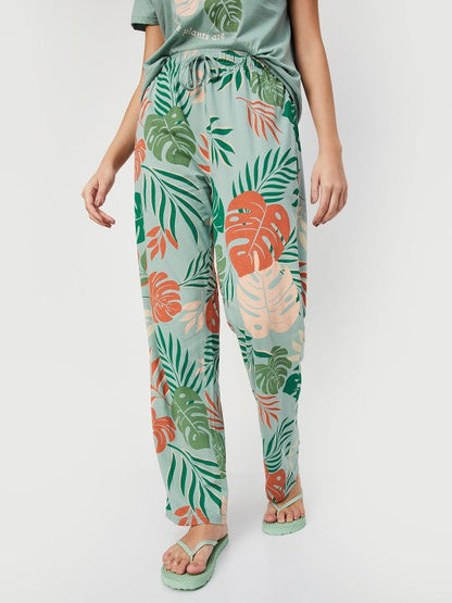 Tropical Printed Night Suits