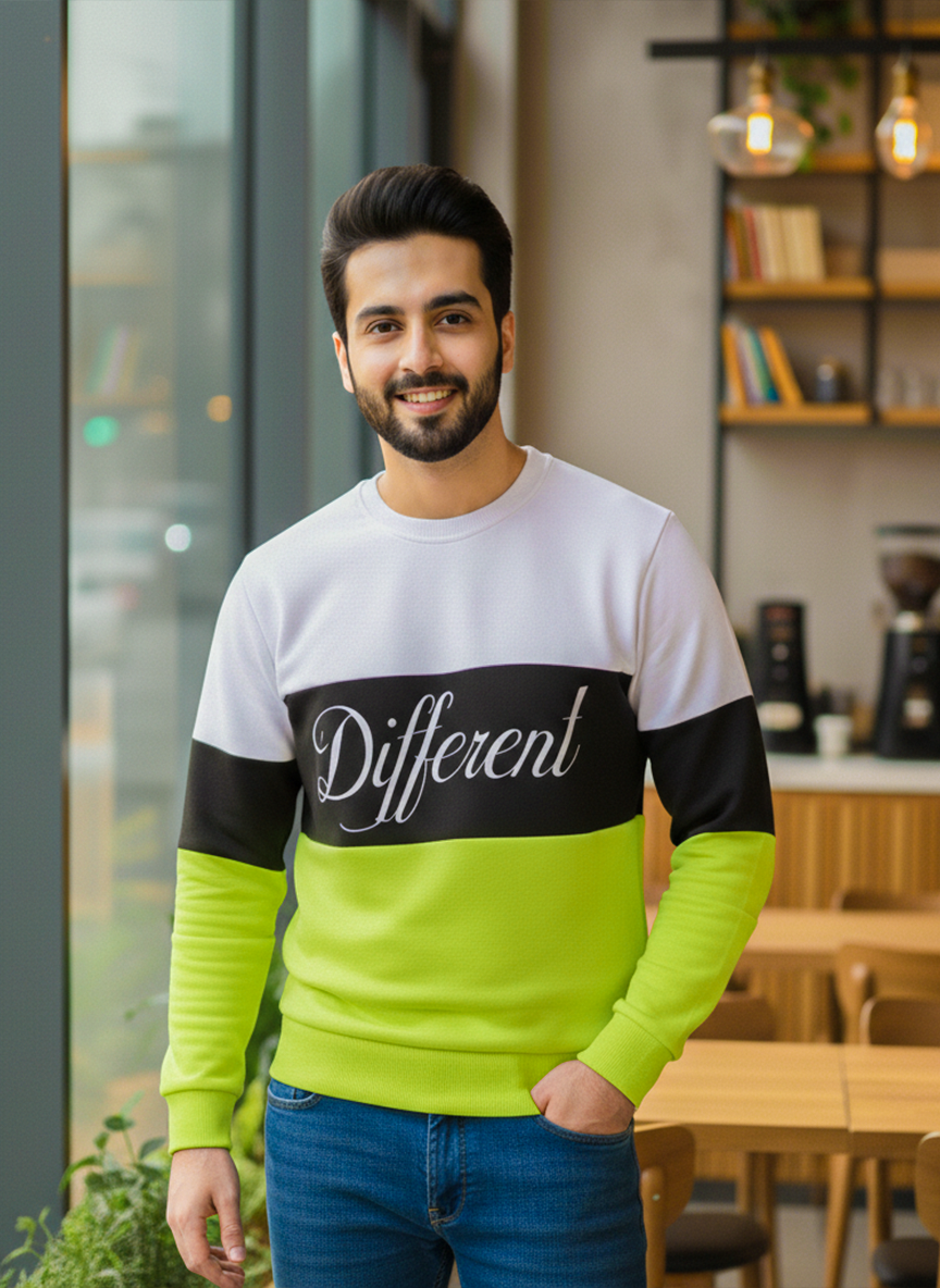 Winter Different Printed Sweatshirt For Men