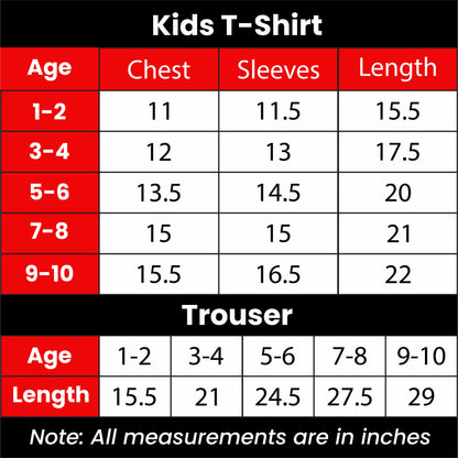 Black Panda Half Sleeve Kids Suit (Each)