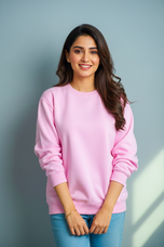 Winter Basic Sweatshirt For Women