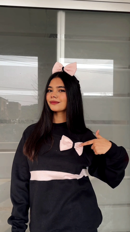 Winter Pink Rabbon Sweatshirt + Gift